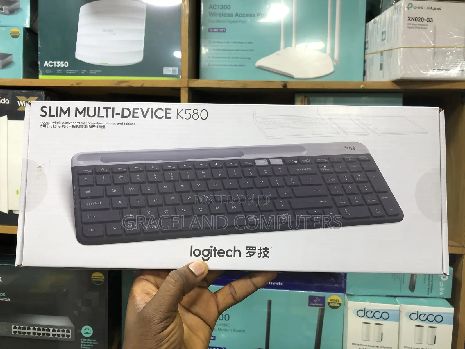 Logitech K580 Multi Device Wireless Keyboard (Suitable for Work Space)