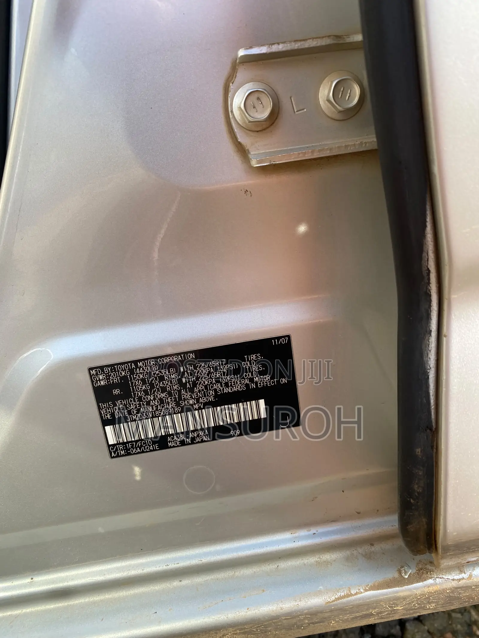 Toyota RAV4 2008 Silver