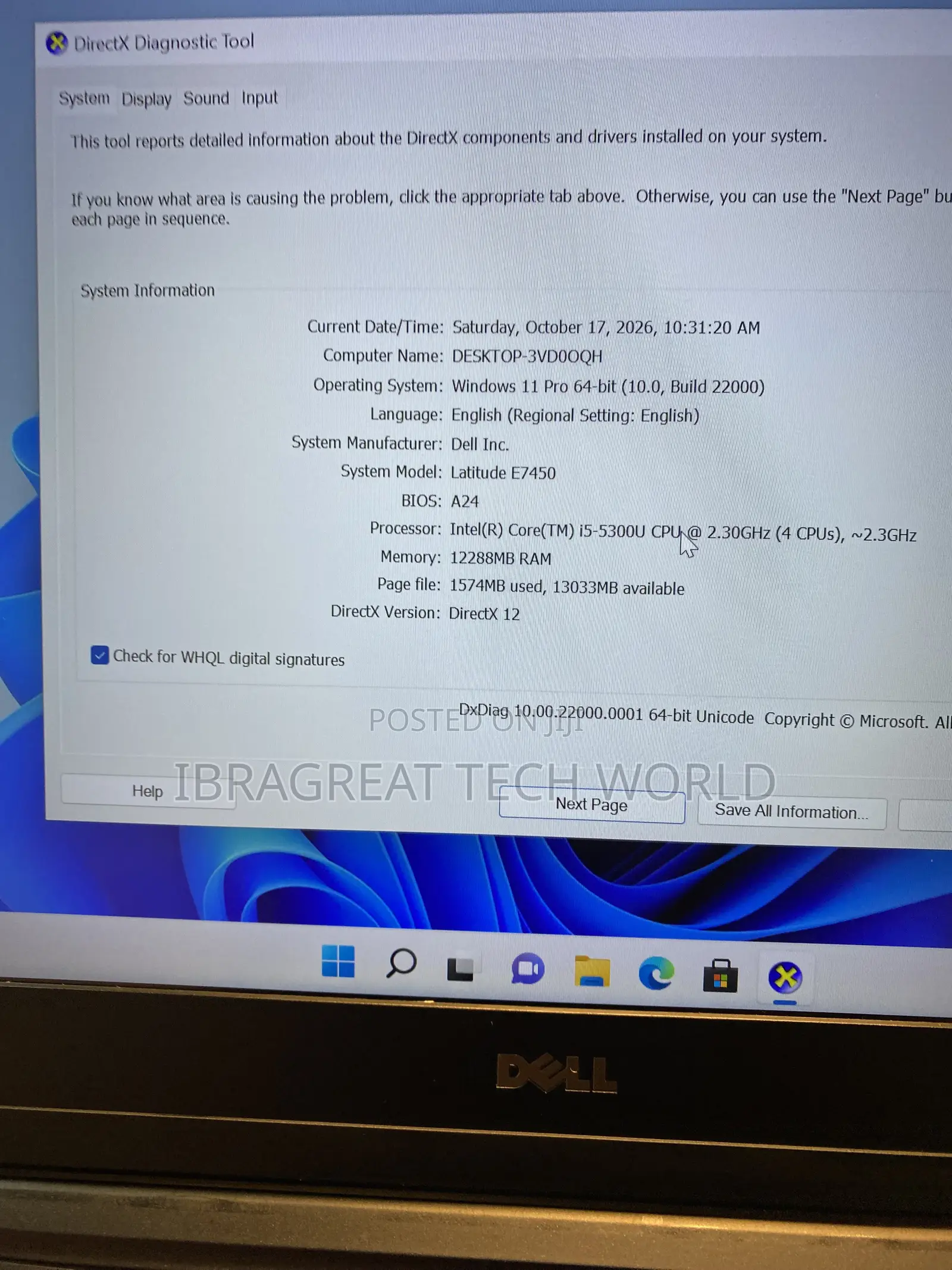 Laptop Dell Latitude E7450 12GB Intel Core i5 HDD 320GB