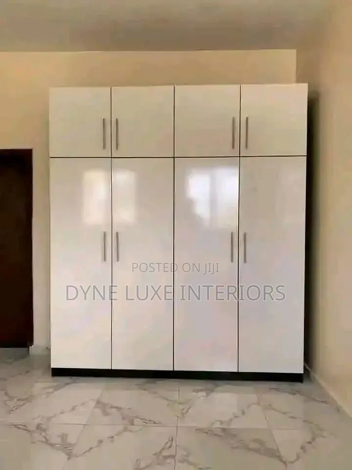 Modern 5by8 High Gloss Wardrobe Made With Quality HDF Wood