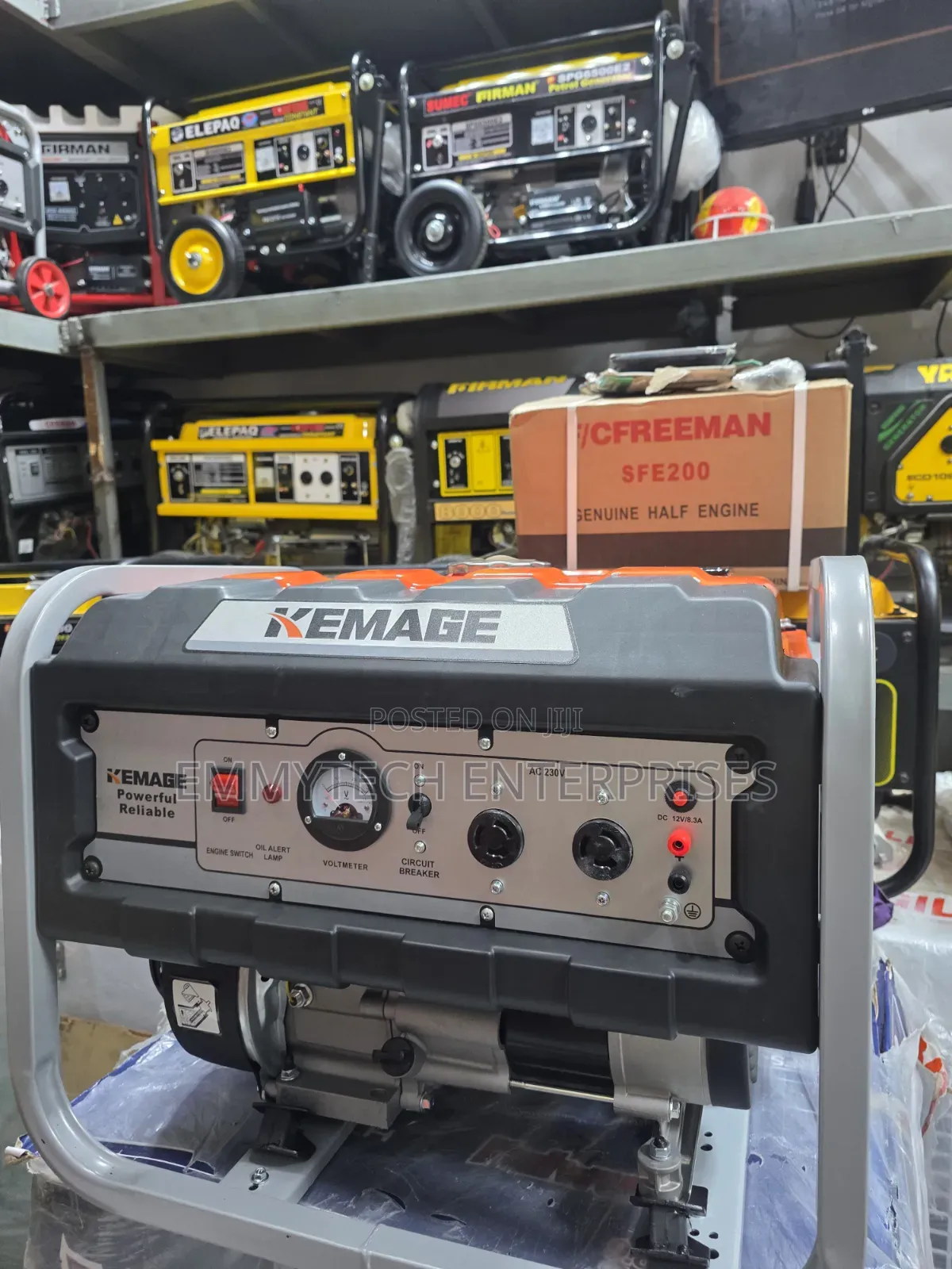 4.5kva Kemage Petrol Generator Manual Start 100% Copper Coil