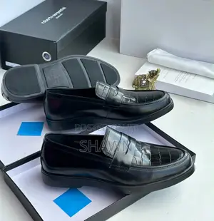 Roberto Serpentini Croc Skin Leather Loafers