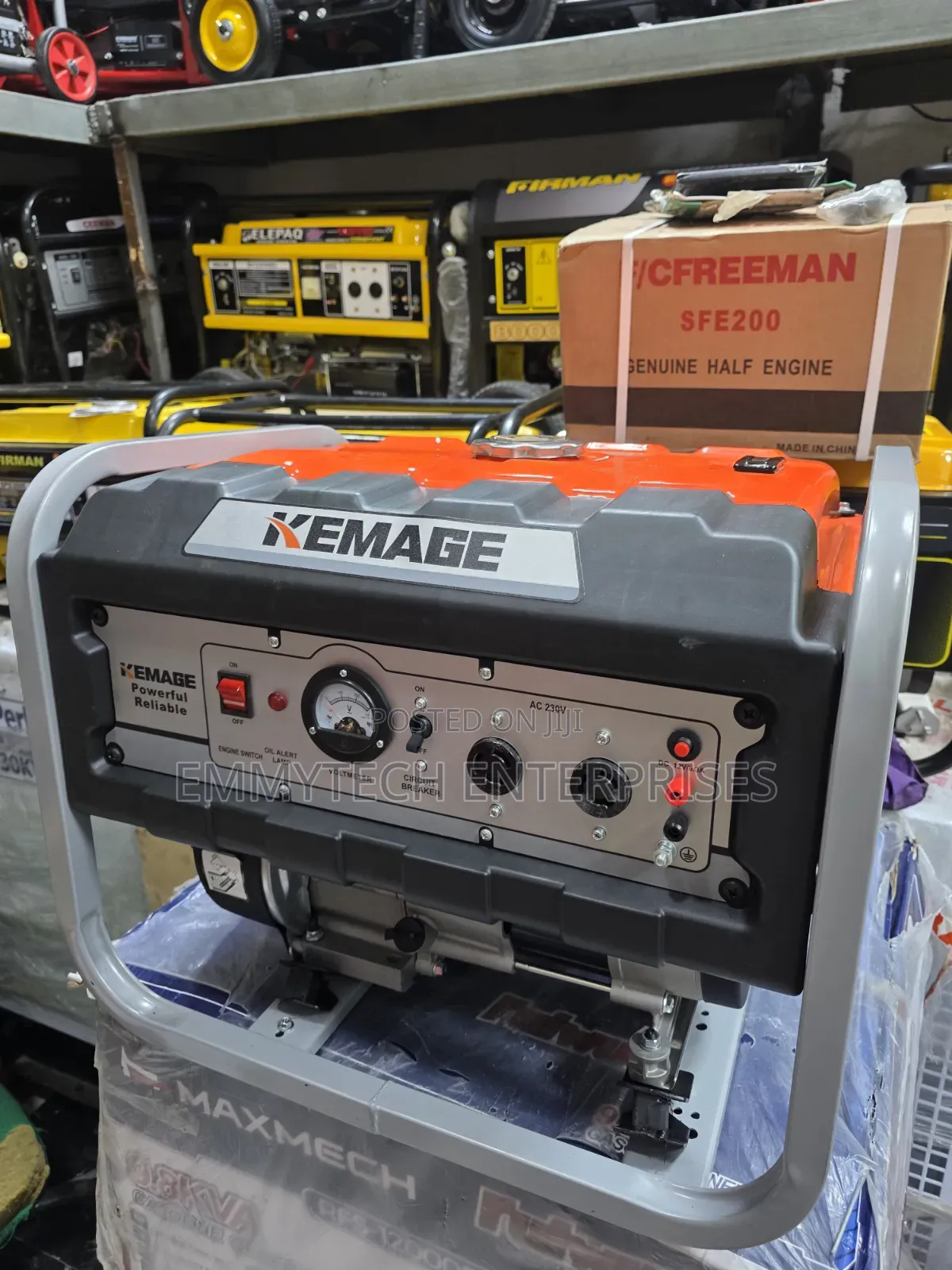 I Have Kemage 4.5kva Petrol Generator Manual Start 100%copper Coil