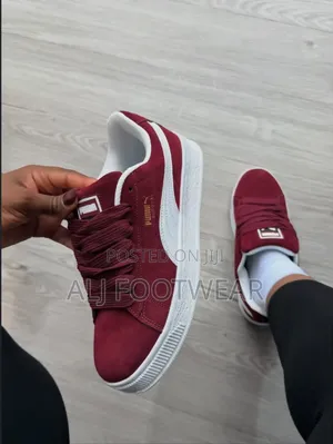 Burgundy Puma Sneakers