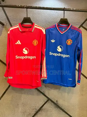 Manchester United 2026/27 Home Away Long Sleeve Player Version Jersey