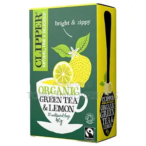 CLIPPER - Organic Green Tea With Lemon Bags