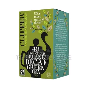 CLIPPER - Organic Decaffeinated Green Tea Bags