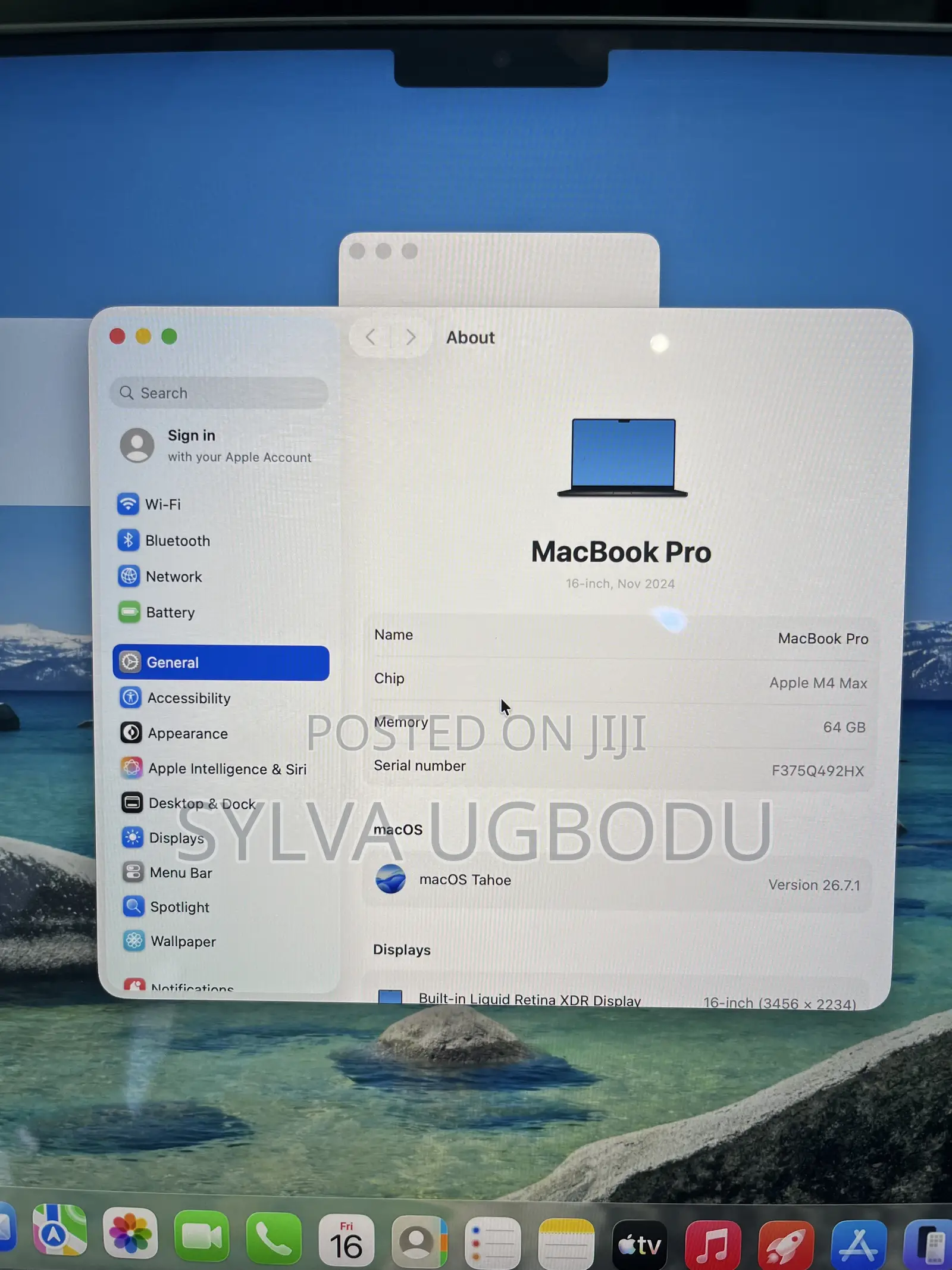 Laptop Apple MacBook Pro 2024 M4 Max 64GB Apple M4 Max SSD 1T