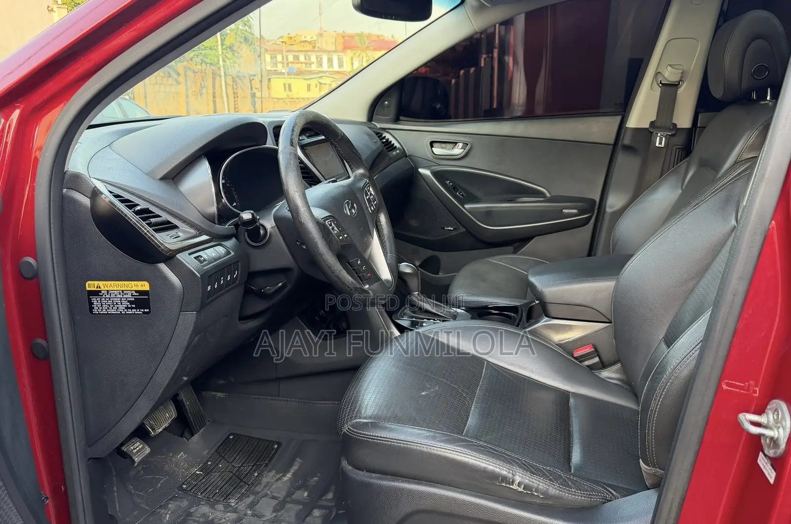Hyundai Santa Fe 2015 Red