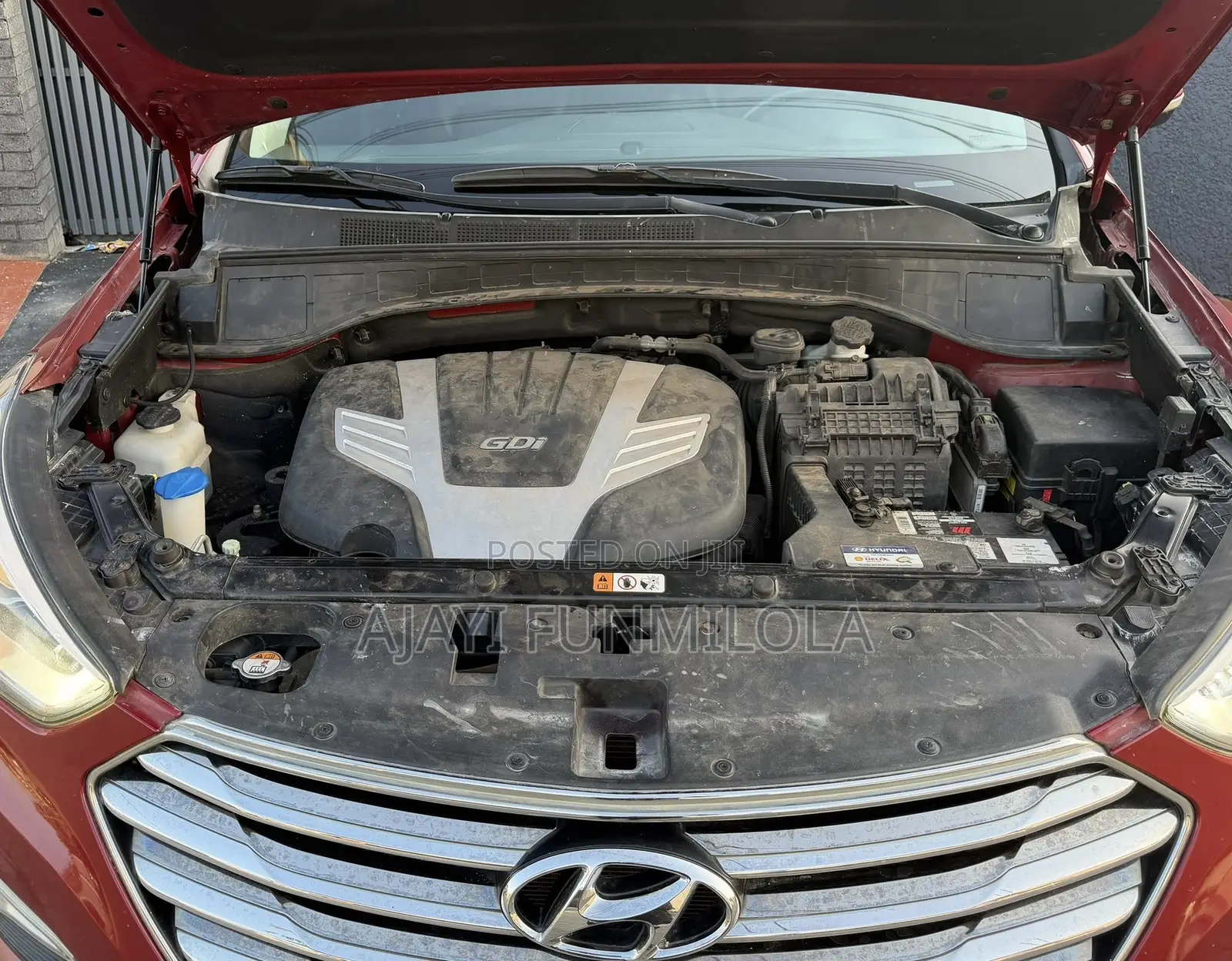 Hyundai Santa Fe 2015 Red