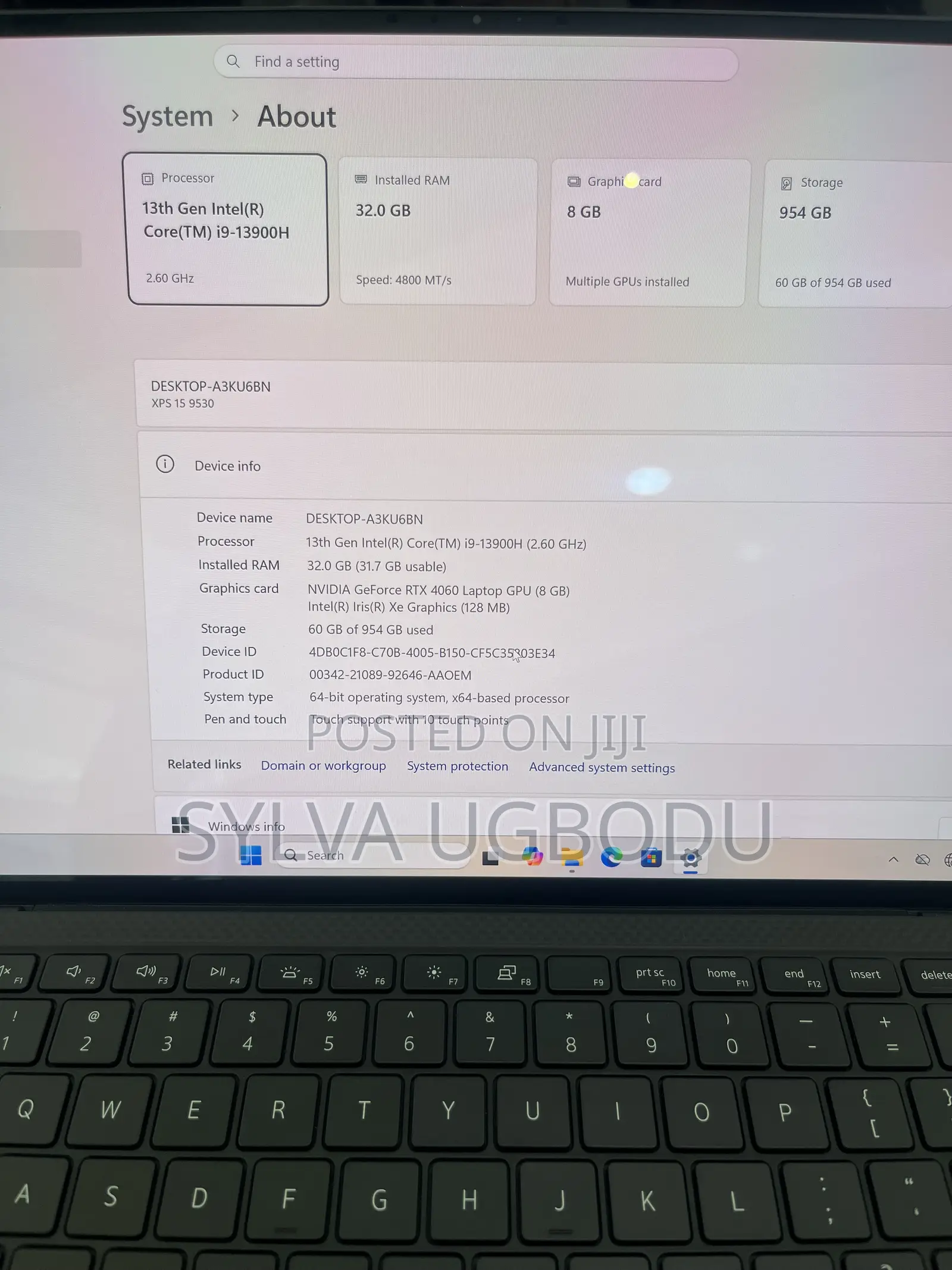Laptop Dell XPS 15 9530 32GB Intel Core i9 SSD 1T