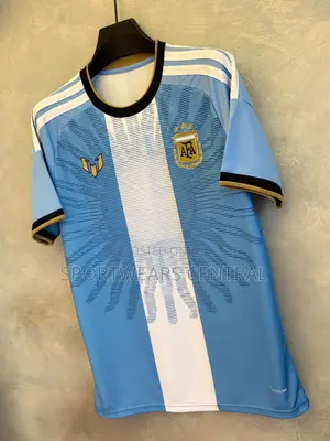 Lionel Messi Argentina Farewell Special Edition Football Jersey