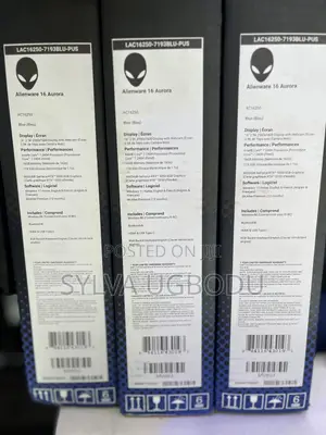 New Laptop Alienware 16 Aurora 16GB Intel Core 7 SSD 1T