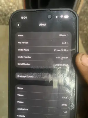 New Apple iPhone 16 Plus 128 GB Blue