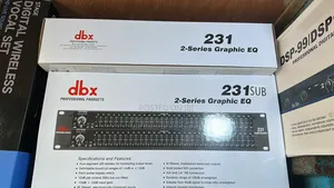 DBX Double Equalizer With Sub Out