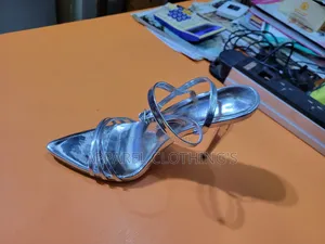 Jb Queen Silver Heels Strap Sandals