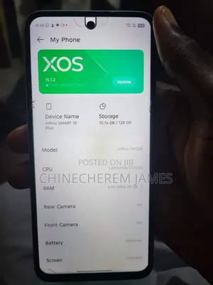 Infinix Smart 10 Plus 128 GB White