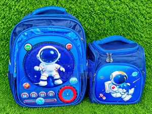 Children's Astronaut School Bag & Lunch Bag Set