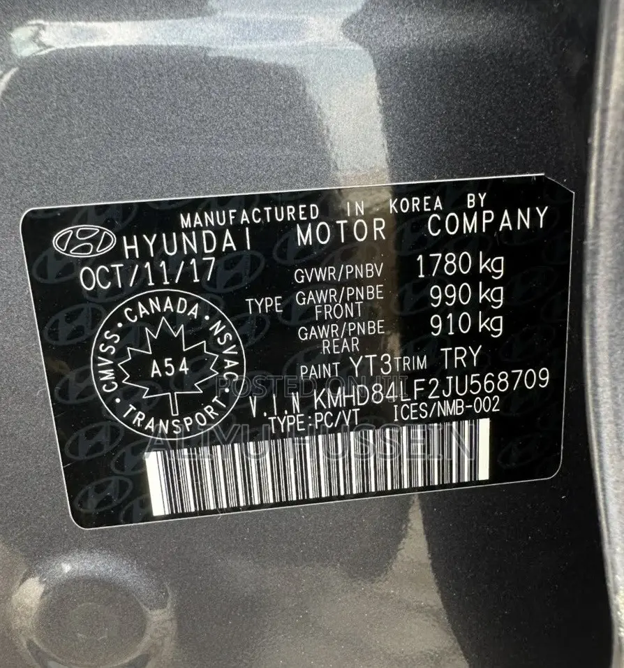 Hyundai Elantra 2018 Gray