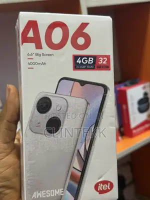 New Itel A06 32 GB Black