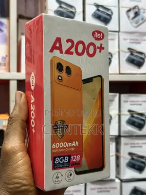 New Itel A200+ 128 GB Orange