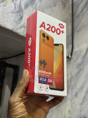 New Itel A200+ 128 GB Orange