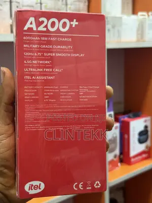 New Itel A200+ 128 GB Orange