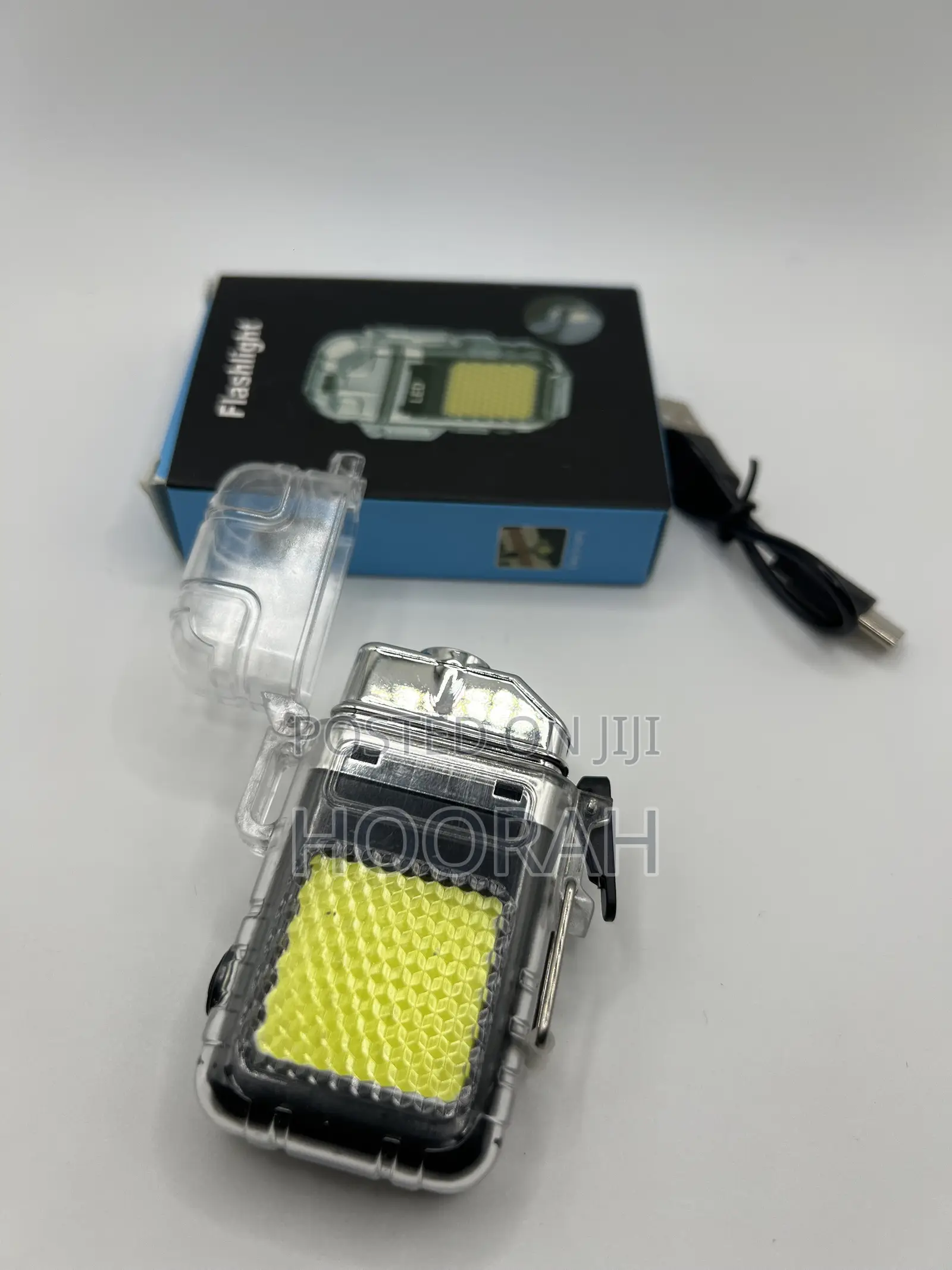 Electric Lighter With Flashlight