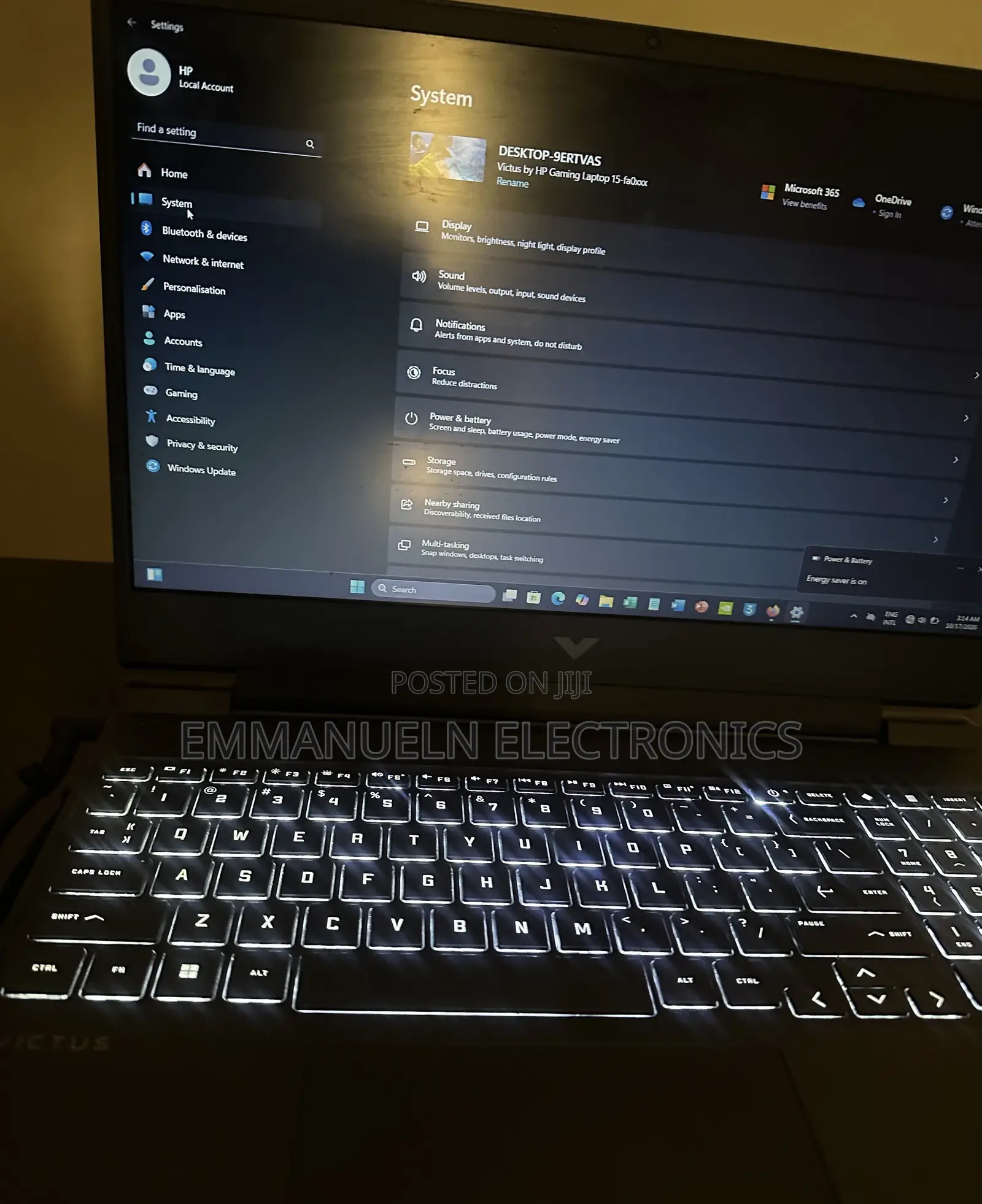 Laptop HP 15 256GB Nvidia SSD 512GB
