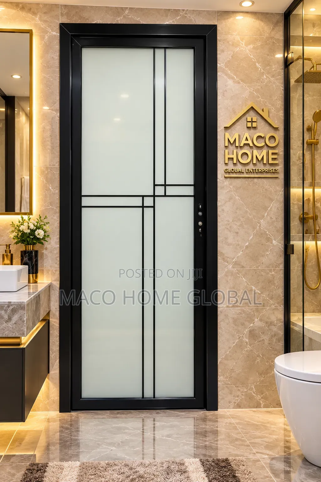 Aluminum Tampard Full Glass Door