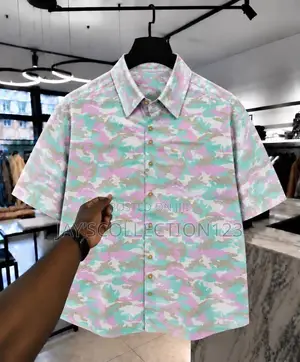 Men's Premium Camo Short Sleeve Shirt – Casual Streetwear