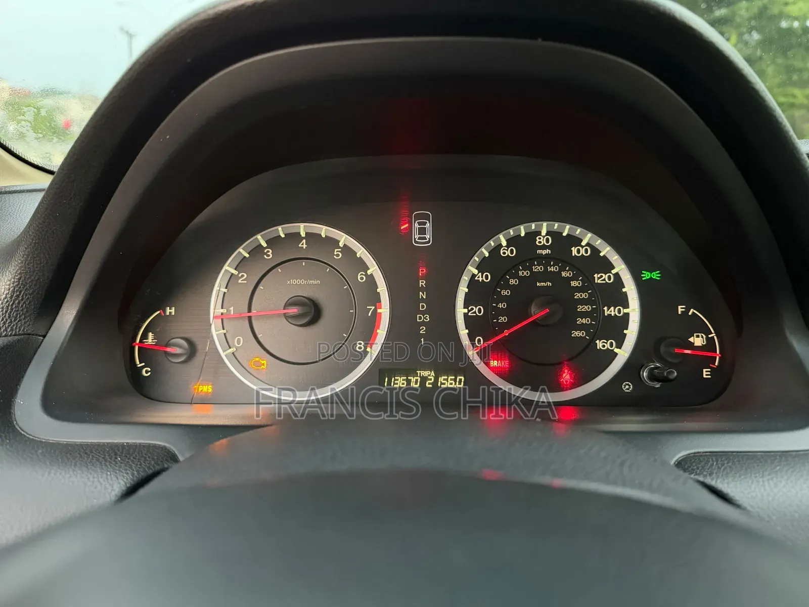 Honda Accord 2012 Red