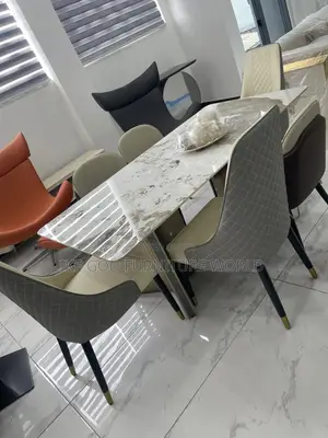 6seater Imported Turkey Marble Dining Table