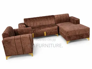 Quality Brown L.shape.available With Single