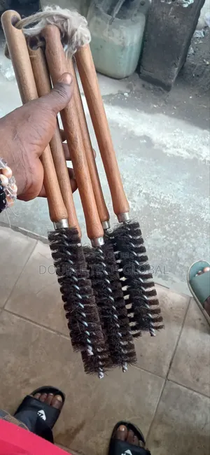 Boiler Tube Cleaning Wire Brush - Wood Handle