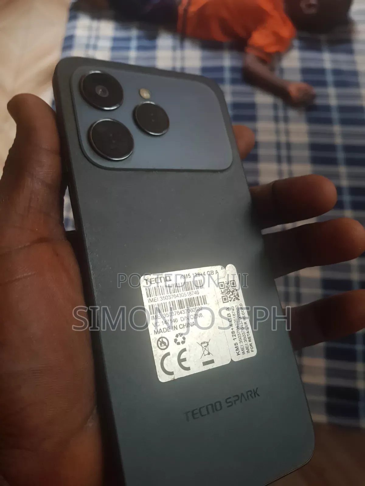 Tecno Spark 40 128 GB Black