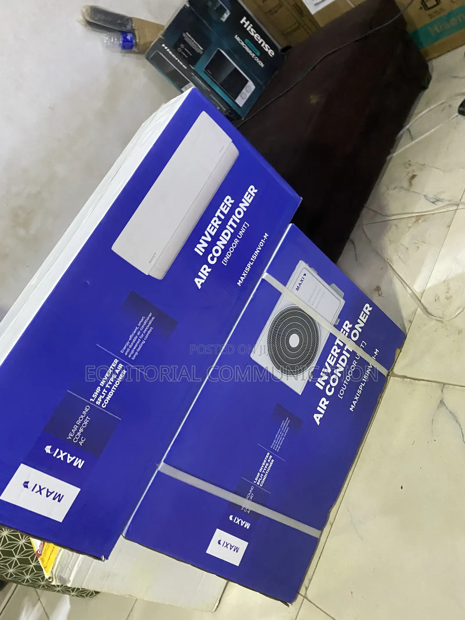 MAXI 1.5HP Split Inverter AC MAXISPL15NV01-M With Eco Mode