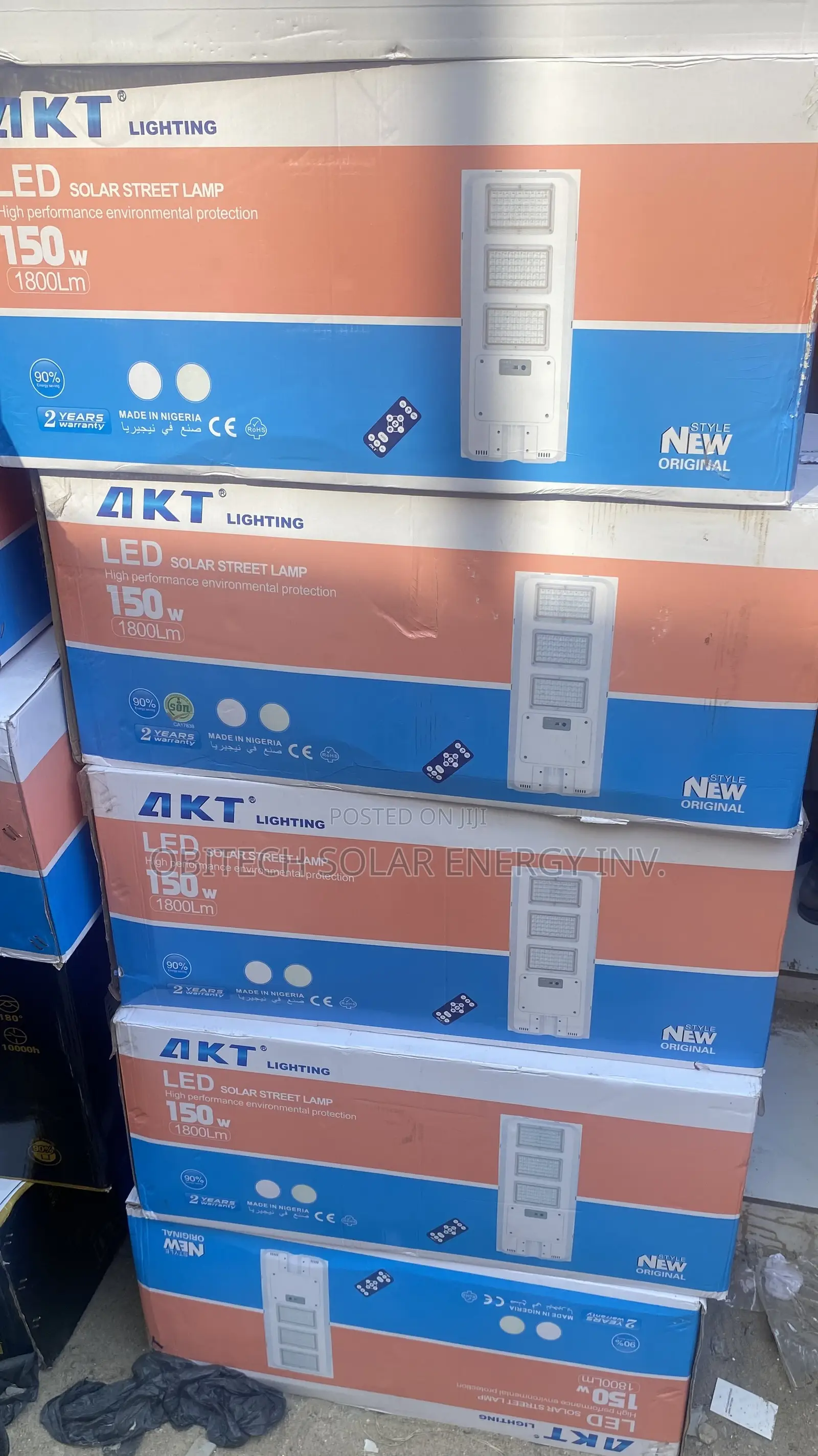 150W AKT Solar Street Light