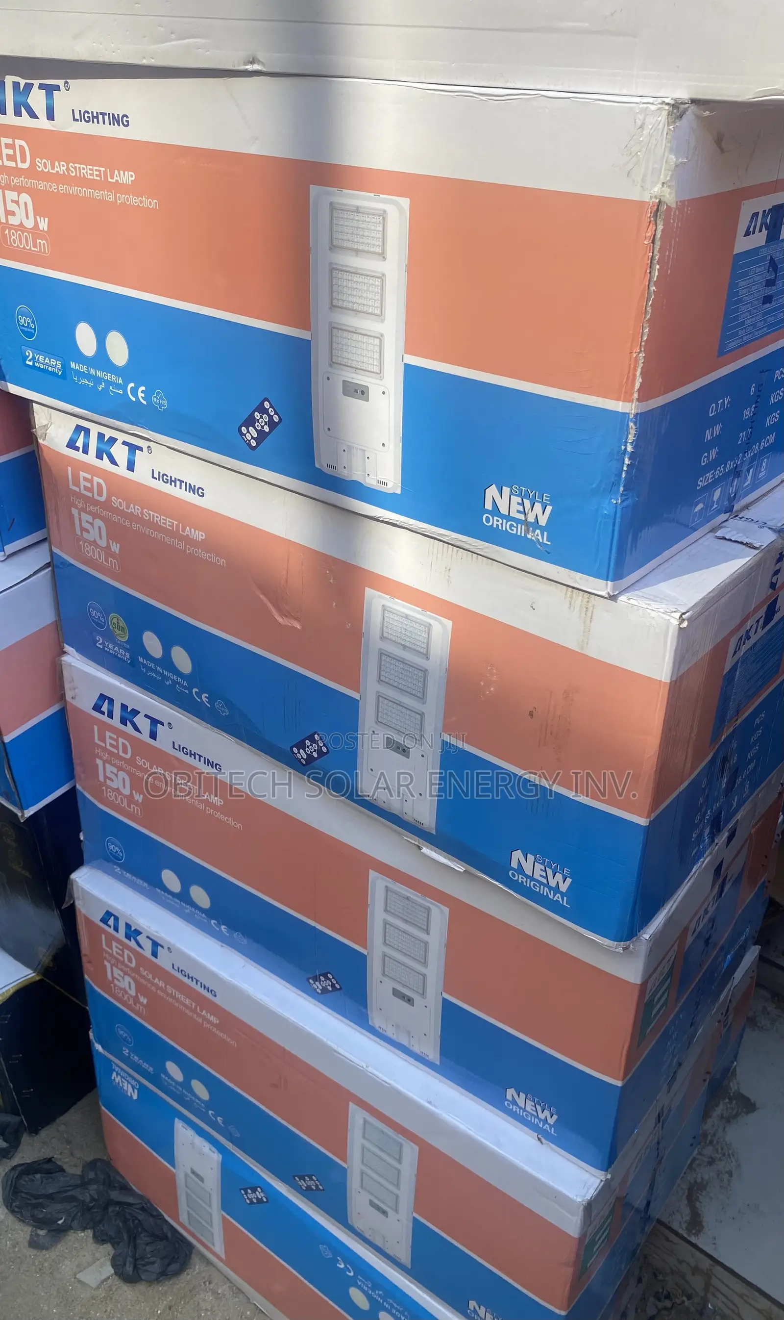 150W AKT Solar Street Light