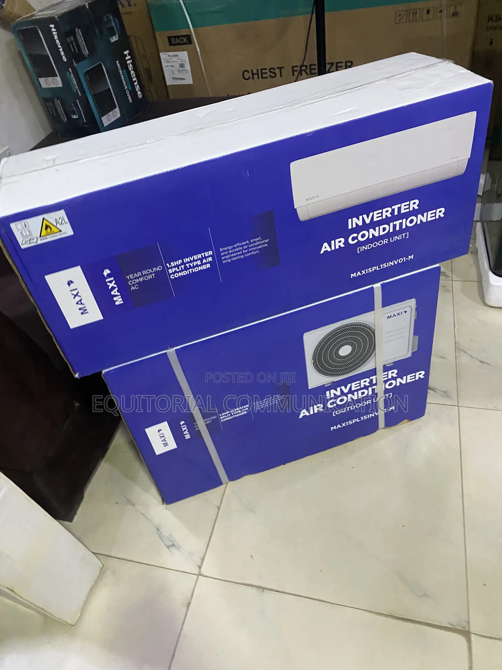MAXI 1.5HP Cooling System With Inverter Technology and Auto Restart