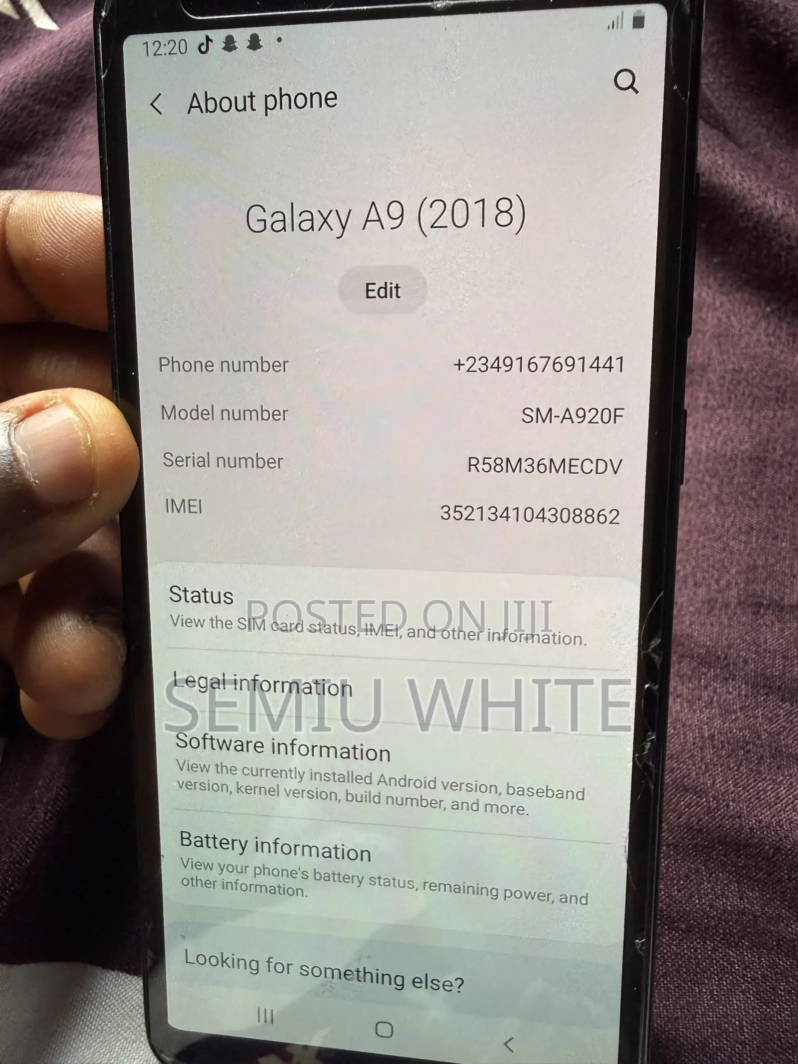 Samsung Galaxy A9 128 GB Black