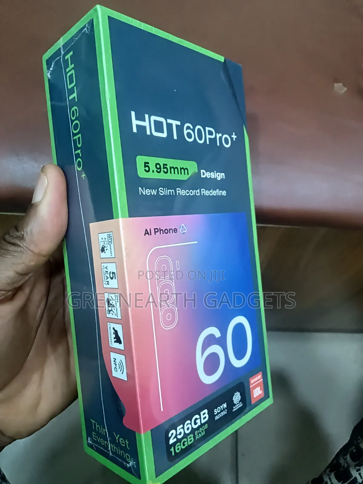 New Infinix Note 60 Pro 256 GB Gray
