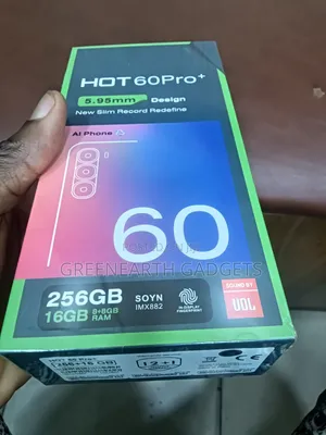 New Infinix Note 60 Pro 256 GB Gray