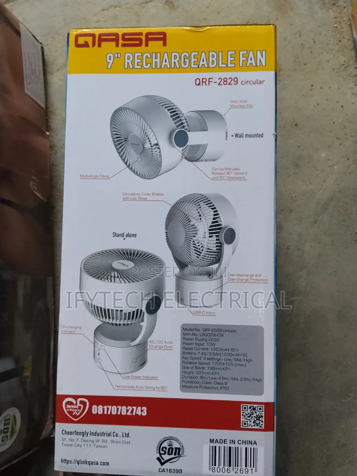 Qasa Table Rechargeable