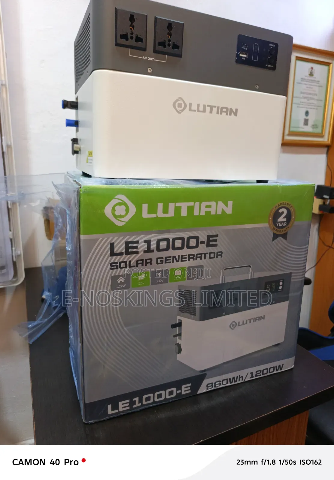 Lotion 1200watts Solar Generation