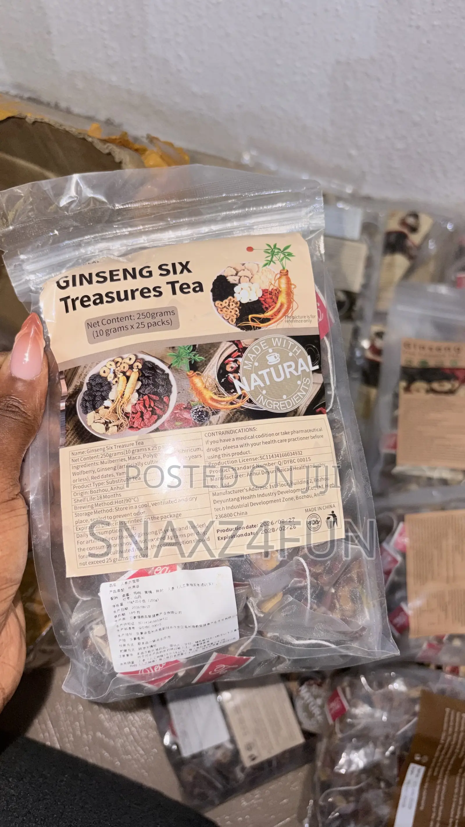 Ginseng Six Treasure Tea