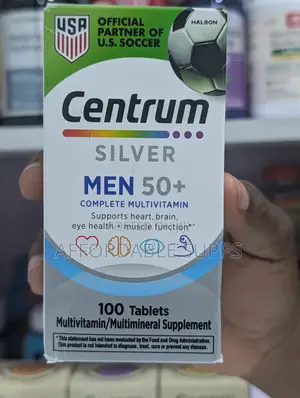 Centrum Silver Men 50+ Multivitamin – 100 Tablets
