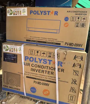 1hp Inverter Polystar Air Conditioner With Kit and Hanger