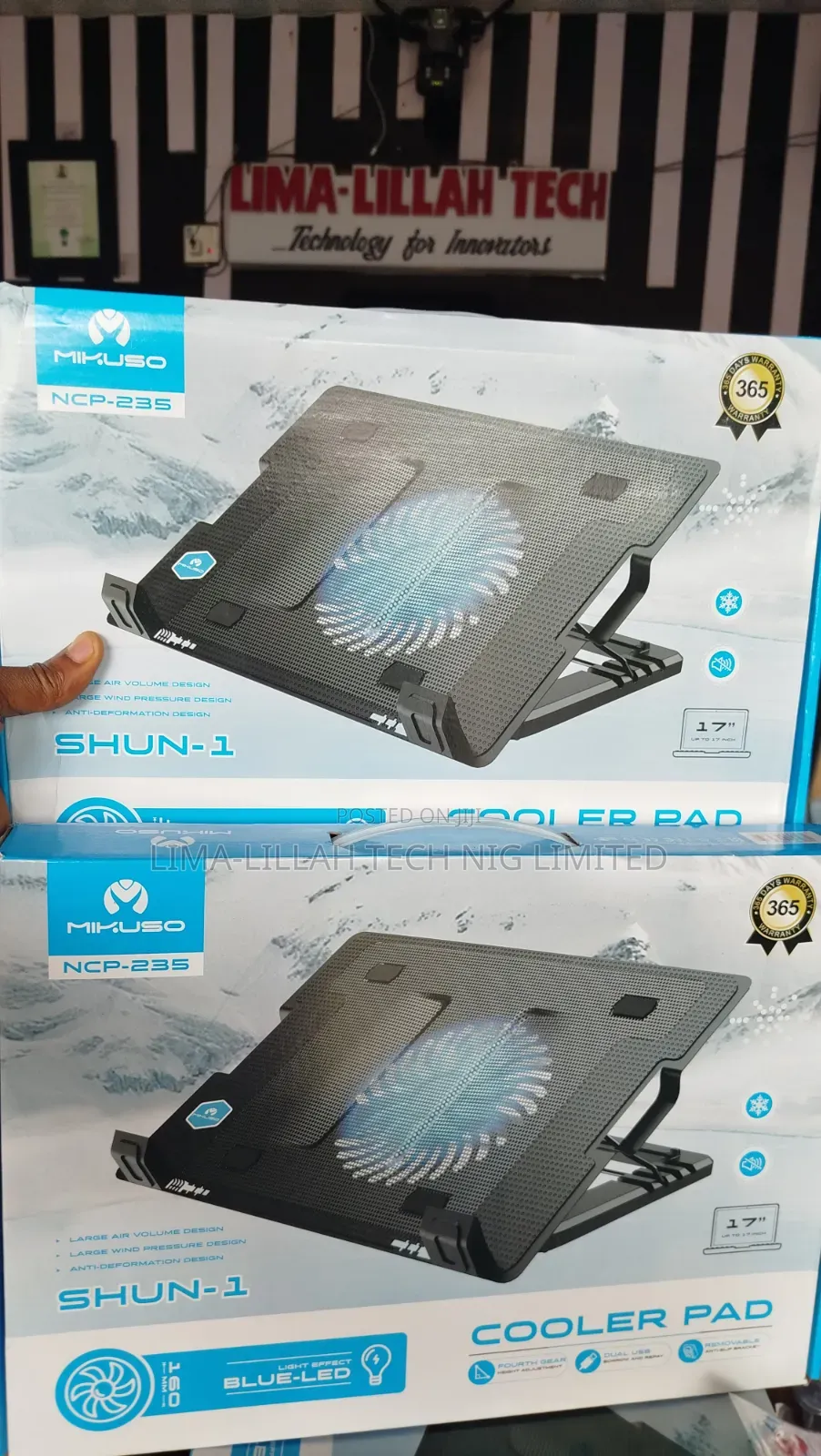 Mikuso Shun-1 Laptop Stand With Cooler Pad