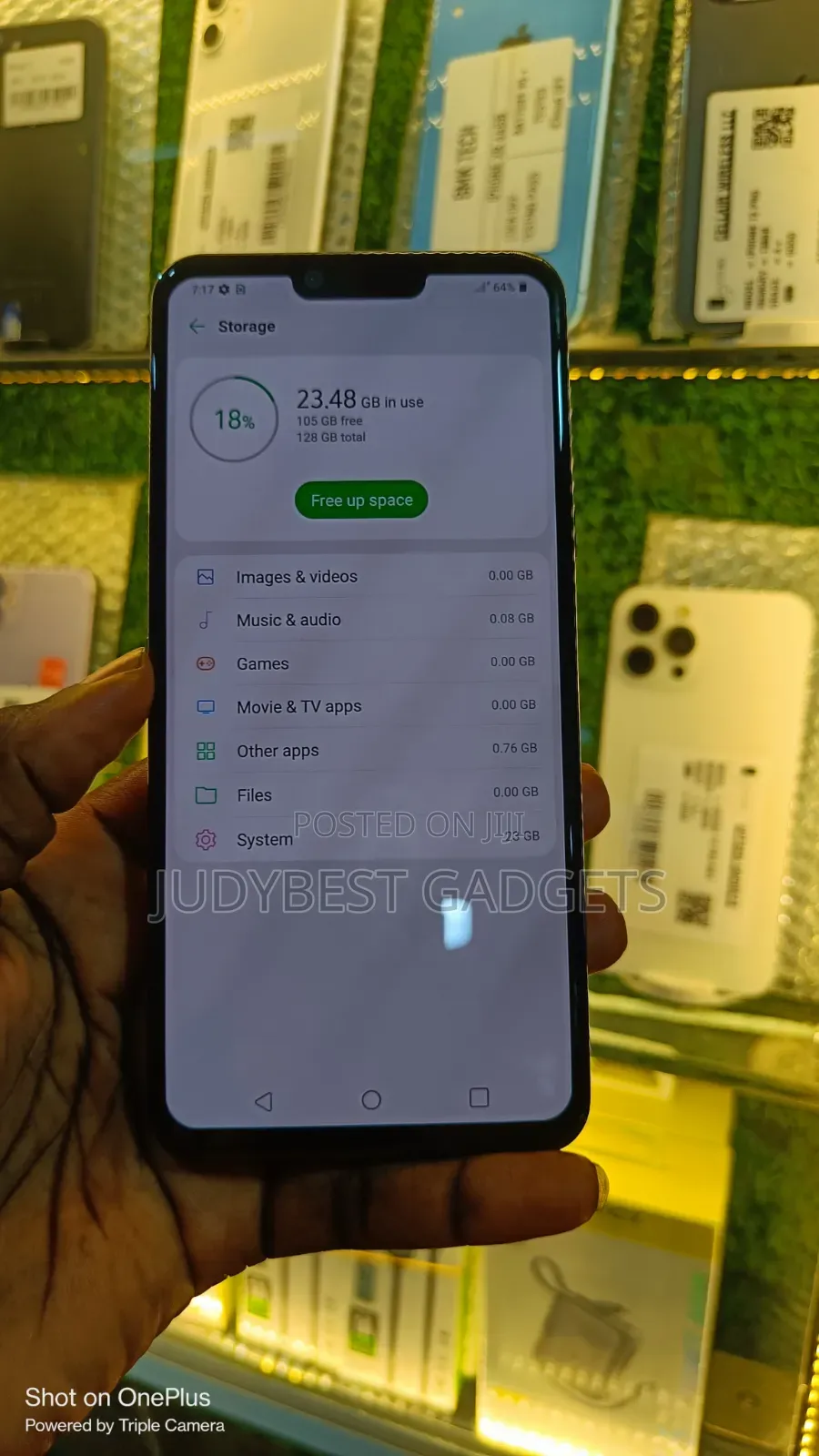 LG G8 Thinq 128 GB Blue